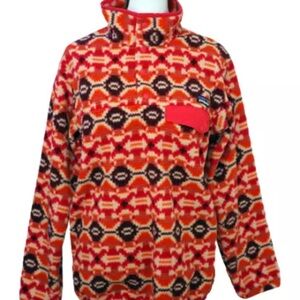 Patagonia snap jacket fleece southwest Aztec Print